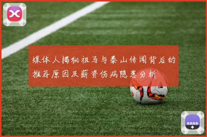 媒体人揭秘祖马与泰山传闻背后的推荐原因及薪资伤病隐患分析